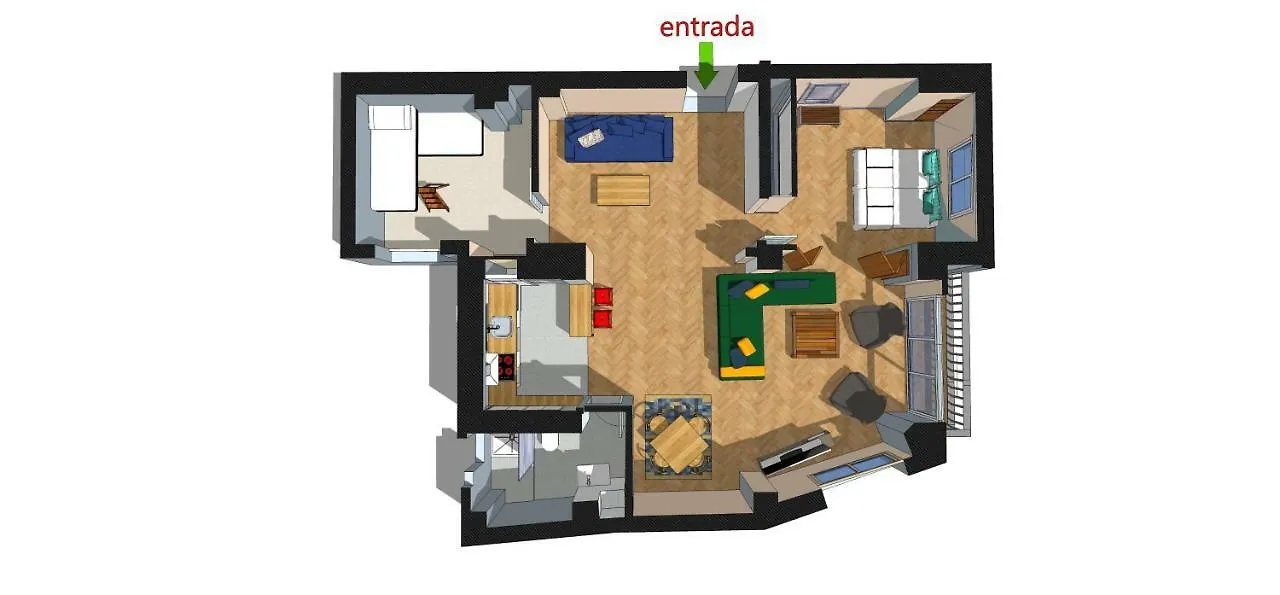 Appartamento calle Sancha de Lara 13, 1º D Málaga 0*,  Spagna